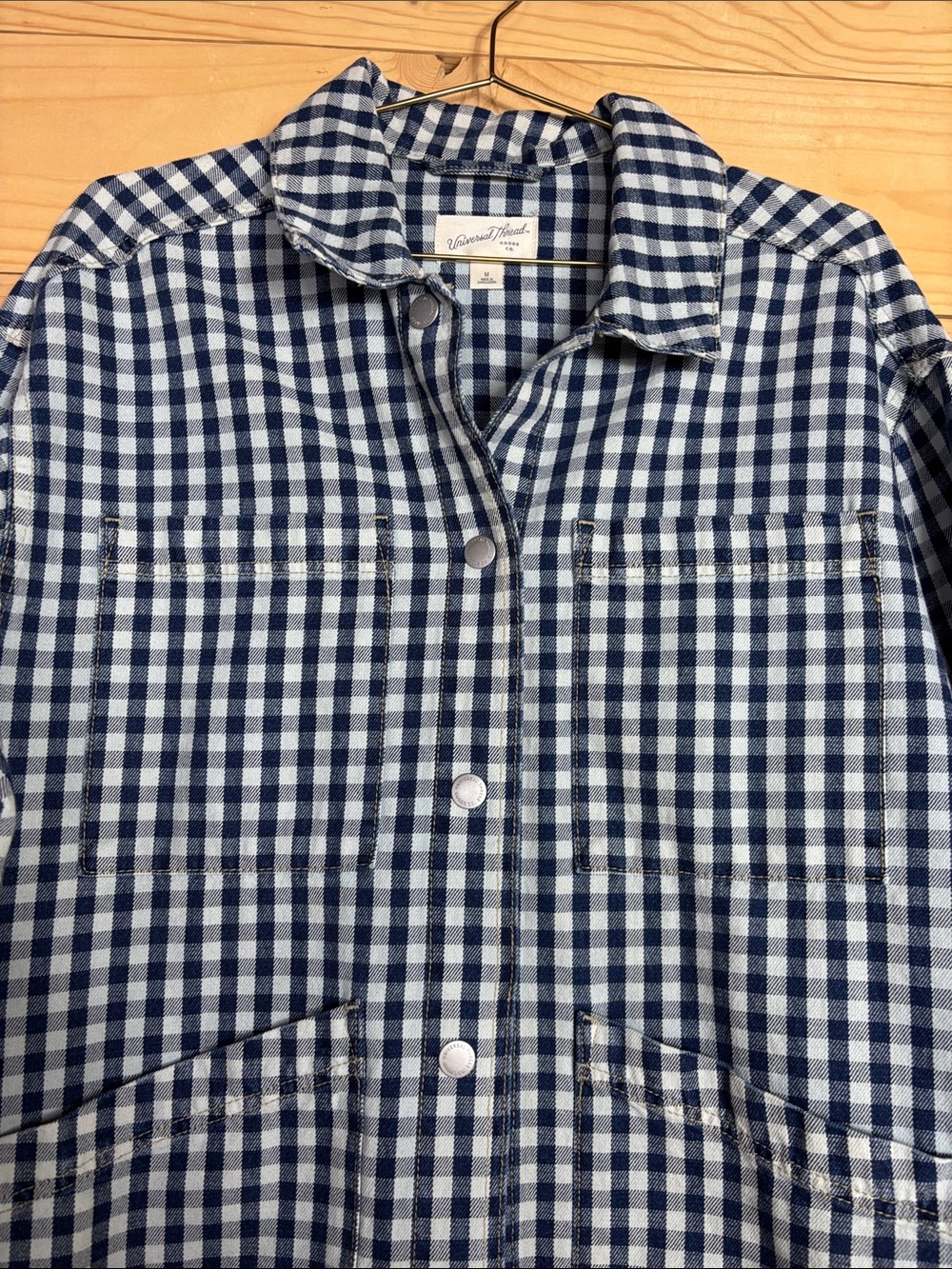 Universal Thread checkered barn chore jacket M - Picture 3 of 11